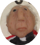 The Reverend Gylels Ponsenby-Smyth, vicar of Stl Hilary's.