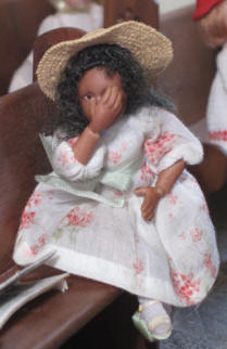 Grace is hiding her face......visit our Pentecost page to find out why!